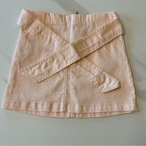 GB Girls - Light Orange Mini Skirt - Size 8